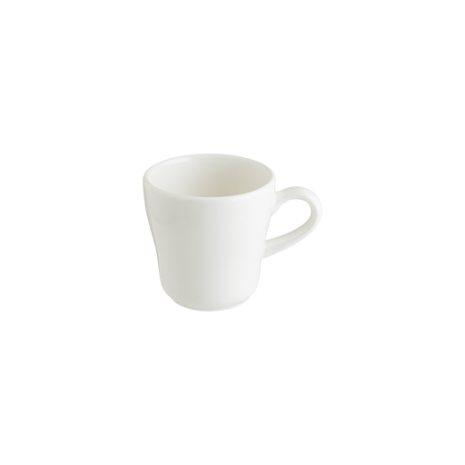 Чашка кофейная 90 мл, блюдце арт. KAF01KT, Кафф Белый, Bonna