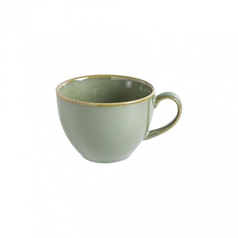Чашка чайная 230 мл, блюдце арт. S-SAGSNLGRM04CT, Снэл Зелёный чай, Bonna