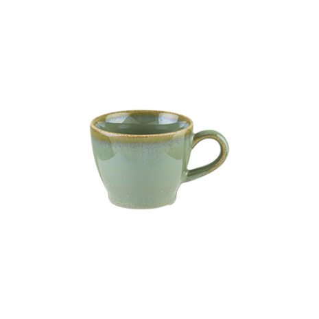Чашка кофейная 80 мл, блюдце арт. S-SAGSNLRIT02KT, Снэл Зелёный чай, Bonna