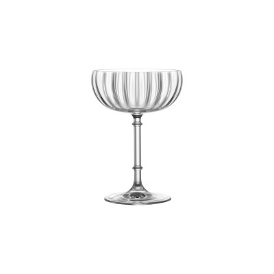 Бокал блюдце для шампанского Orient Rims 205 мл, хрустальное стекло Lucaris