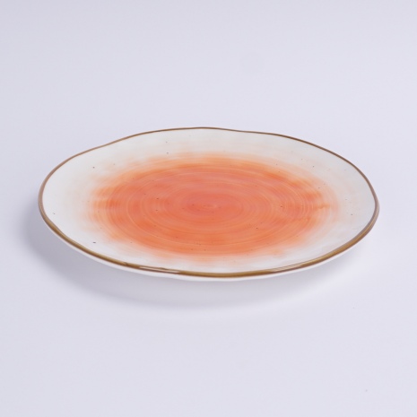 Тарелка плоская d 19 см фарфор оранжевый цвет, The Sun P.L. Proff Cuisine