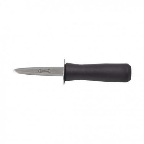Нож для устриц 17.5/7.5 см с ограничителем, ручка чёрная, MGSteel