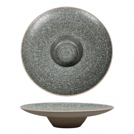 Тарелка для пасты или супа с покрытием Glossy Stone Untouched Taiga 250 мл d 29 см h 6 см, P.L. Proff Cuisine