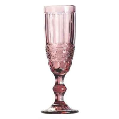 Бокал флюте для шампанского розовый 170 мл, South Glass