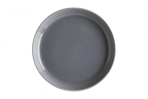 Тарелка глубокая 400 мл d 24 см Серый, форма Граунд Bonna