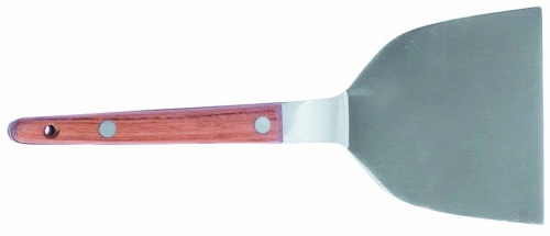 Лопатка для тепаньяки металлическая с деревянной ручкой, w 10.5 см, l 19 см, P.L. Proff Cuisine