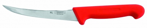 Нож PRO-Line обвалочный, красная пластиковая ручка, 15 см