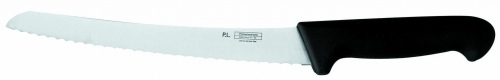 Нож PRO-Line хлебный 25 см, черная пластиковая ручка P.L. Proff Cuisine