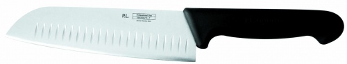 Шеф нож PRO Line Сантоку 17.5 см, ручка пластиковая черная, P.L. Proff Cuisine