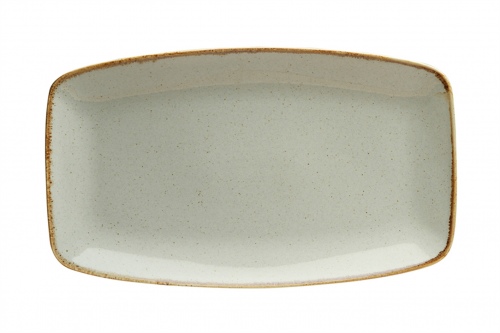 Блюдо прямоугольное 310х180 мм, цвет серый, Seasons, Porland