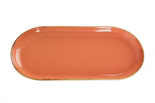 Блюдо овальное 290 * 150 мм цвет оранжевый, Seasons, Porland