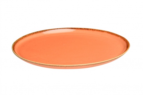 Блюдо для пиццы d 28 см цвет оранжевый, Seasons Porland