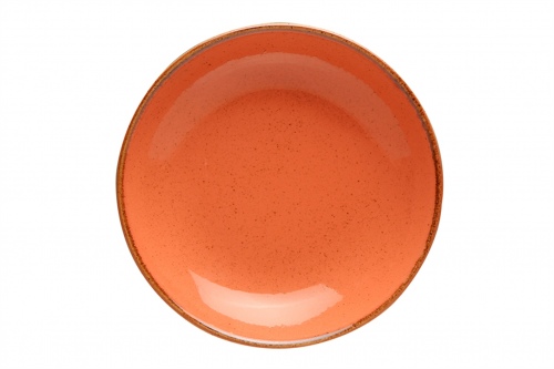 Тарелка глубокая d 21 cм 400 мл цвет оранжевый, Seasons Porland