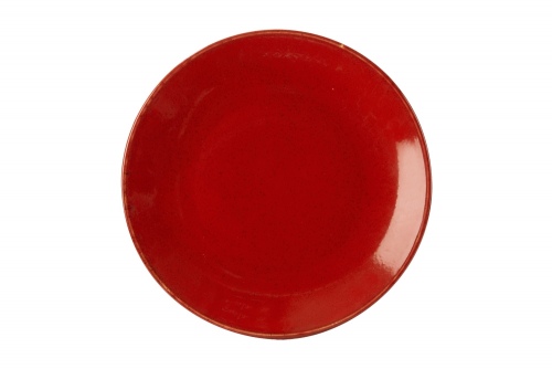 Тарелка 24 см цвет красный, Seasons Porland