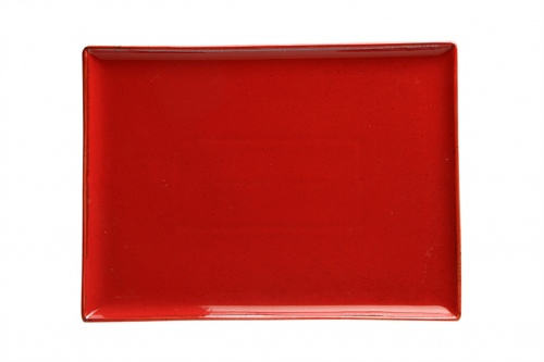 Блюдо прямоугольное 270х210 мм, цвет красный, Seasons, Porland