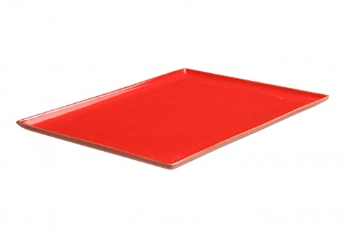 Блюдо прямоугольное 35х26 см цвет красный, Seasons Porland
