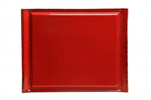 Блюдо для стейка 32х26 см, цвет красный, Seasons Porland