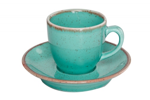 Чашка 90 мл кофейная цвет бирюзовый, Seasons Porland