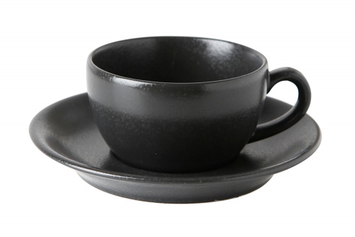 Чашка v-230 мл. чайная цвет чёрный, Seasons, Porland