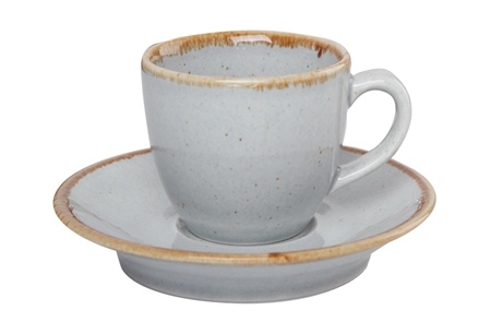 Чашка 80 мл кофейная цвет серый, Seasons, Porland