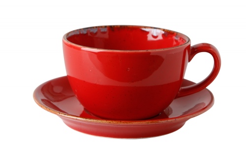 Чашка 340 мл чайная цвет красный, Seasons Porland
