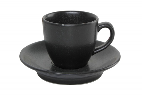 Блюдце для чашки кофейной d-120 мм       цвет чёрный, Seasons, Porland