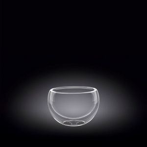 Соусник d=50 мм 50 мл с двойными стенками Thermo Glass Wilmax