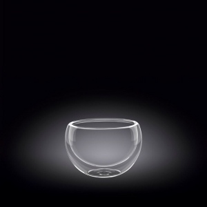Соусник d=55 мм 80 мл с двойными стенками Thermo Glass Wilmax