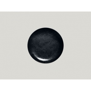 Тарелка круглая D 18 см плоская, Фарфор цвет чёрный Karbon, Rak Porcelain