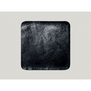 Тарелка Квадратная 27 см, плоская, Фарфор цвет чёрный, Karbon, Rak Porcelain