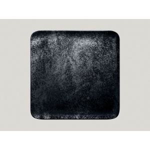 Тарелка квадратная 30 см плоская, Фарфор цвет чёрный Karbon, Rak Porcelain