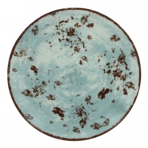 *Тарелка плоская d 15 см цвет голубой Peppery, Rak Porcelain, ОАЭ