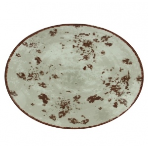 Блюдо овальное 21*15 см цвет серый Peppery, Rak Porcelain, ОАЭ