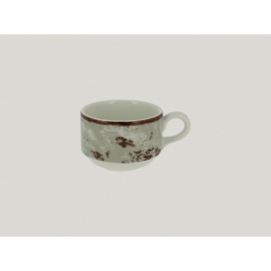 *Чашка 230 мл чайная штабелируемая цвет серый Peppery, Rak Porcelain, ОАЭ
