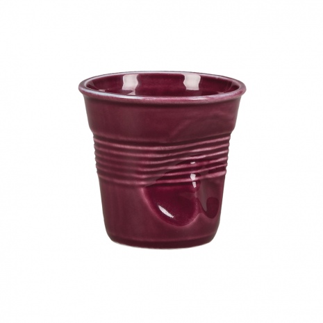Чашка для эспрессо"Мятая", 90 мл, высота 6 см, фиолетовая, "Бариста" P.L. Proff Cuisine