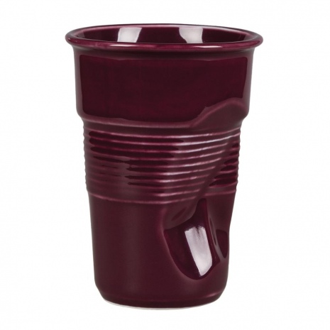 Чашка для латте Мятая 290 мл Barista (Бариста) , высота 11.5 см, фиолетовая, P.L. Proff Cuisine