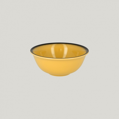 Салатник D 16 см H 6.5 см 580 мл, Фарфор цвет жёлтый, Lea Rak Porcelain