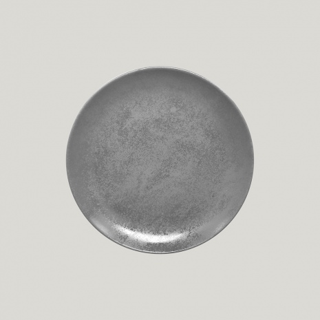 Тарелка плоская D 24 см, фарфор цвет серый, Shale Rak Porcelain