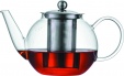 Чайник с металлическим ситом 1000 мл, термостойкое стекло P.L. Proff Cuisine