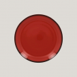 Тарелка D 15 см плоская, Фарфор цвет красный, Lea Rak Porcelain