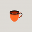 *Чашка кофейная 90 мл, Фарфор цвет оранжевый, Lea Rak Porcelain