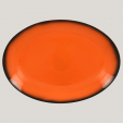 *Блюдо овальное 32х23 см, Фарфор цвет оранжевый, Lea Rak Porcelain
