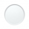 Тарелка круглая борт вертикальный D 21 см, фарфор белый Bilbao, Gural Porselen