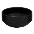 Салатник круглый штабелируемый 350 мл D 12 см, Фарфор цвет чёрный, Bodrum Gural Porselen