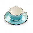 Блюдце круглое D 13 см для кофейной чашки, Avanos Turquoise Gural Porselen