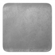 Тарелка квадратная плоская 15 см, фарфор цвет серый, Shale Rak Porcelain
