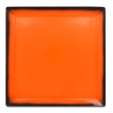 Блюдо квадратное 30х30 см H 2 см, Фарфор цвет оранжевый, Lea Rak Porcelain