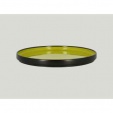 Тарелка с вертикальным бортом D 20 см или крышка для тарелки глубокой FRNODP20GR цвет черный/зеленый, RAK Porcelain Fire
