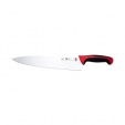 Нож кухонный поварской 28.8 см, лезвие 15 см нержавеющая сталь, ручка пластик вставка красная,  Atlantic Chef