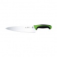 Нож кухонный поварской 36.5 см, лезвие 23 см нержавеющая сталь, ручка пластик вставка зелёная, Atlantic Chef